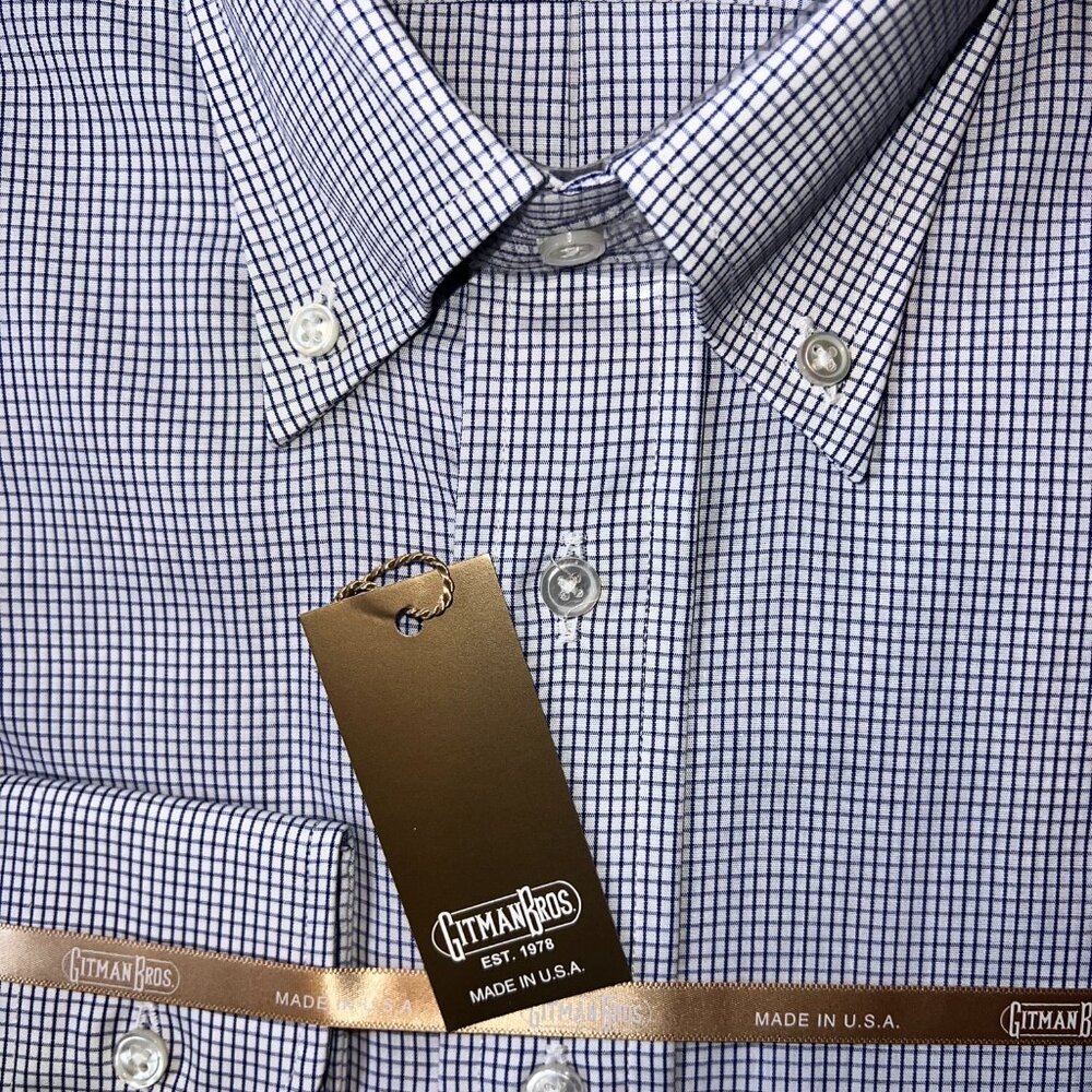 Gitman Bros Dress Shirt. Mens 15/35. NWT - Picture 2 of 2